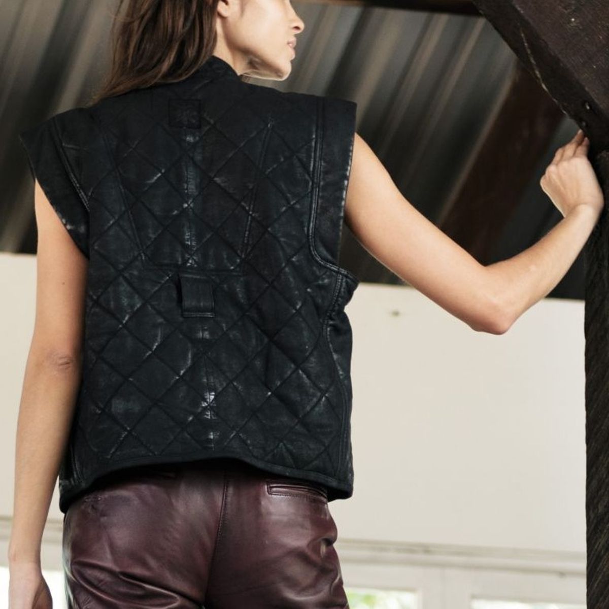 BOR - chaqueta cuero adelfa