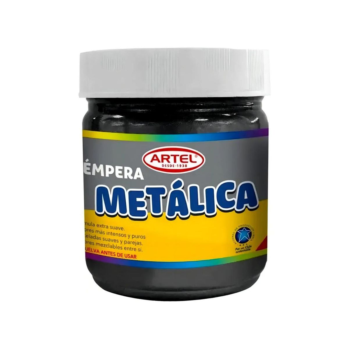ARTEL - Frasco Tempera Metálica 100ml Artel - Negro