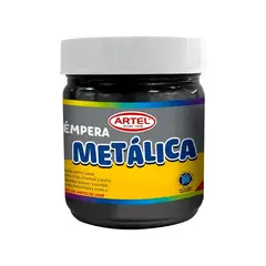 ARTEL - Frasco Tempera Metálica 100ml - Negro