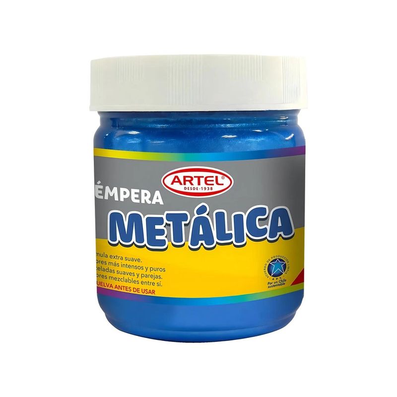 ARTEL - Frasco Tempera Metálica 100ml Artel - Azul