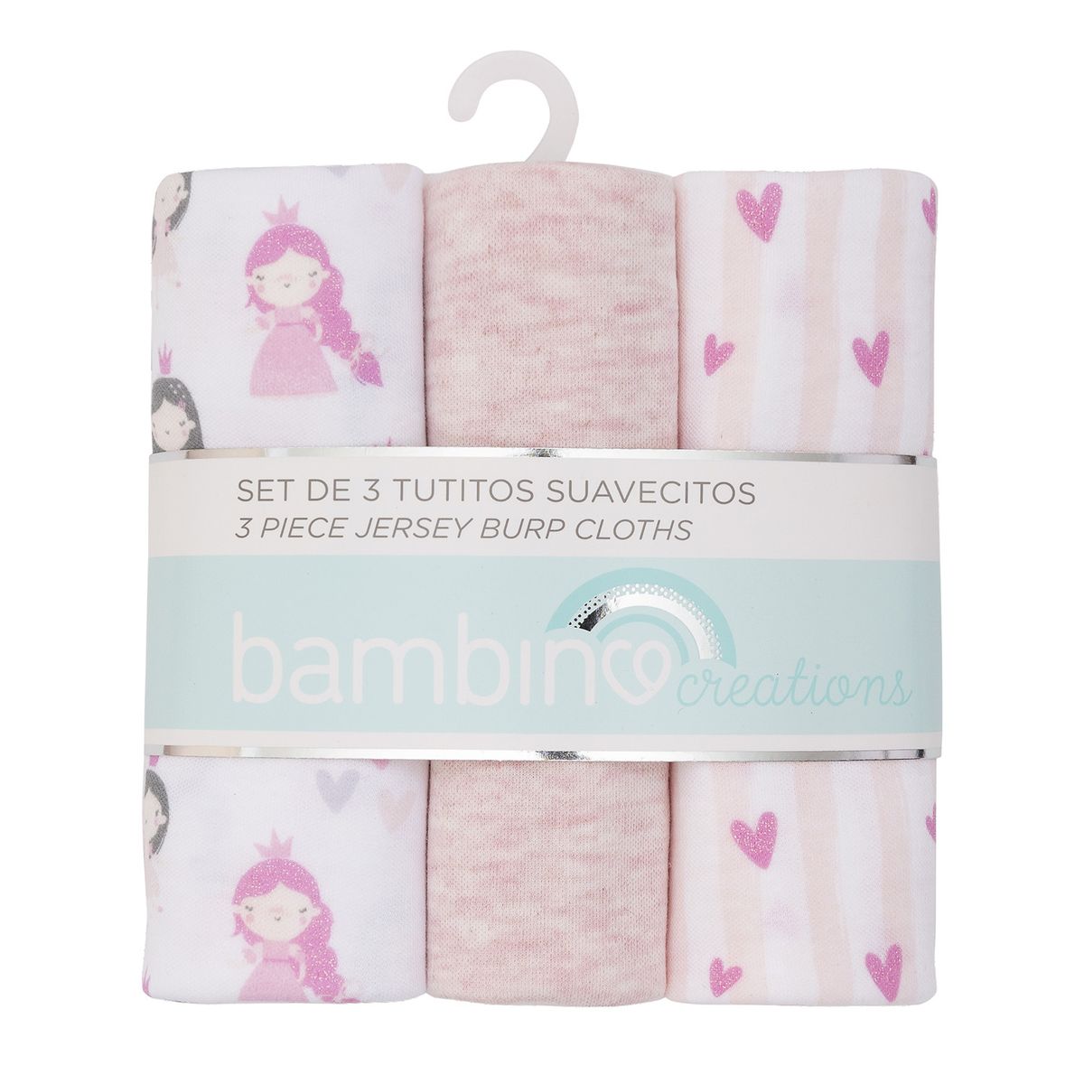 BAMBINO - Set 3 Tutitos Bambino Rosado Princesas Niña