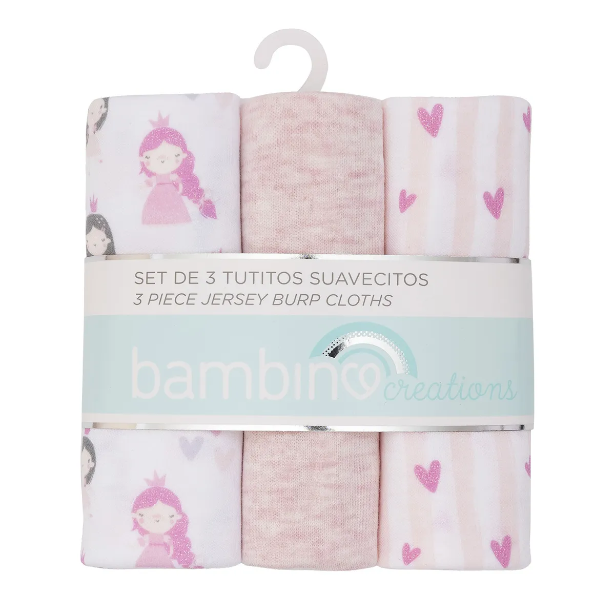 BAMBINO - Set 3 Tutitos Bambino Rosado Princesas Niña