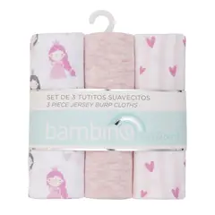 BAMBINO - Set 3 Tutitos Rosado Princesas Niña