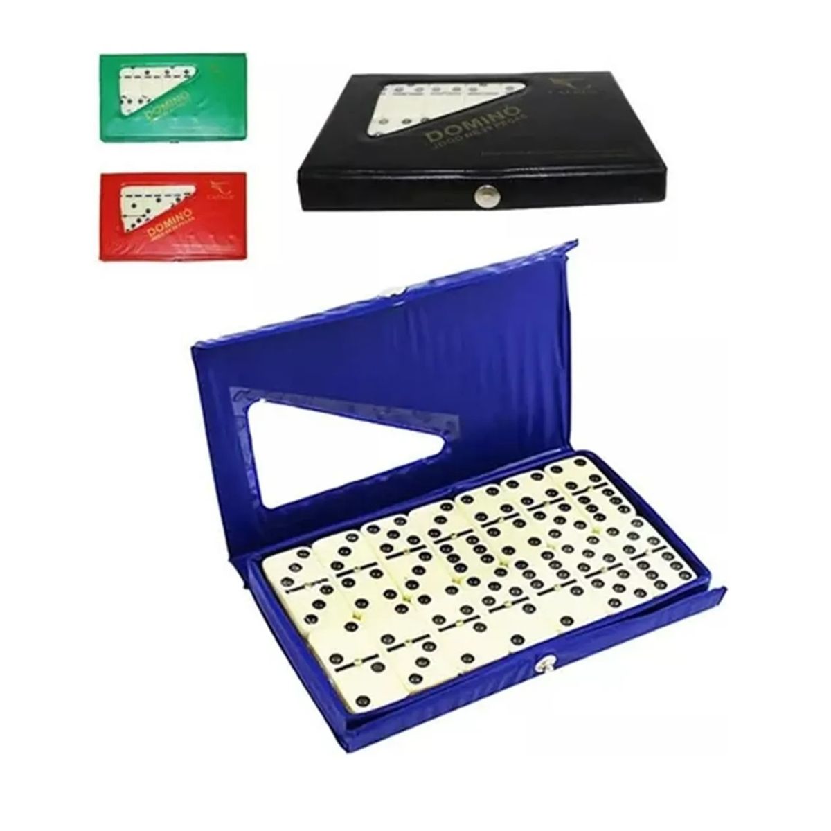 GENERICO - Juego De Domino Con Estuche 28 Piezas Fichas Doble Seis