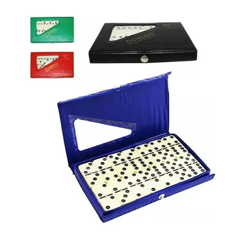 GENERICO - Juego De Domino Con Estuche 28 Piezas Fichas Doble Seis