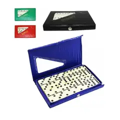 GENERICO - Juego De Domino Con Estuche 28 Piezas Fichas Doble Seis