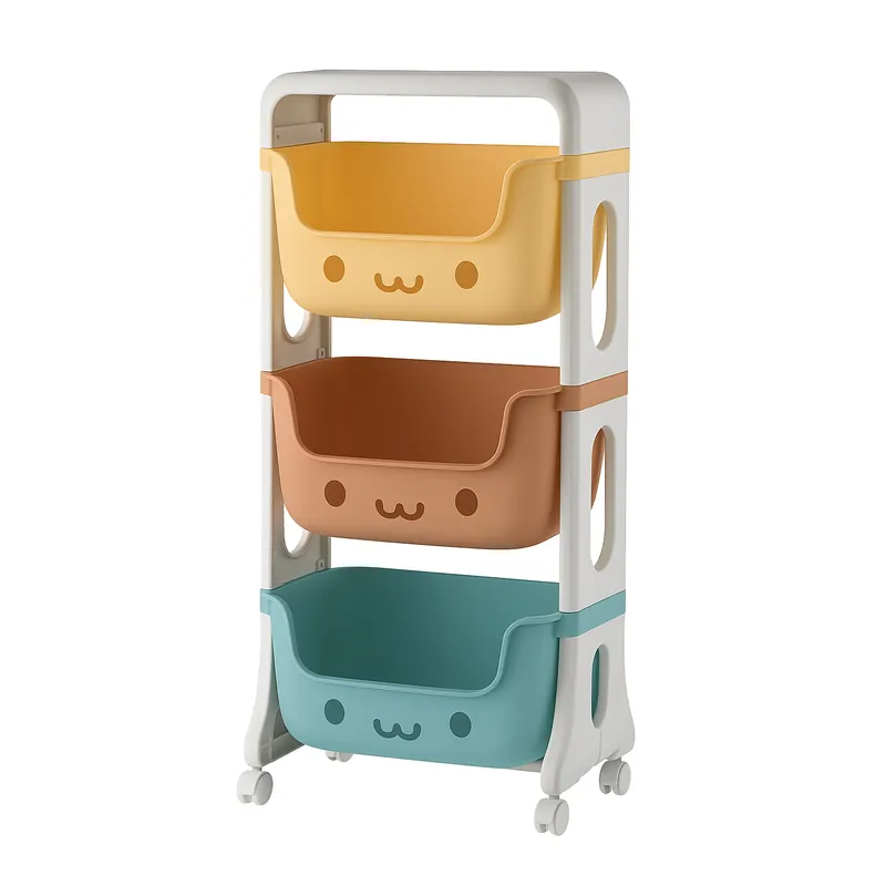 GLOWUP - Mueble Organizador Juguetes Niños Con 3 Contenedores