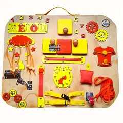 GENERICO - PANEL SENSORIAL "MANITOS EN ACCION" XL 50X60 CMS