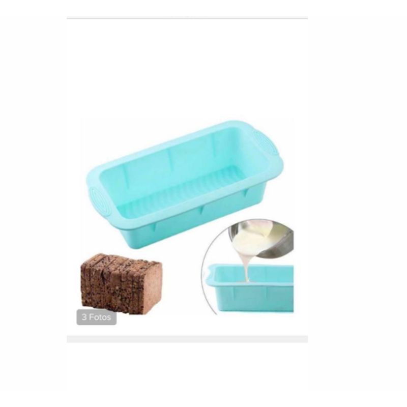 GENERICO - Molde Rectangular De Silicona Para Pan Molde Queque