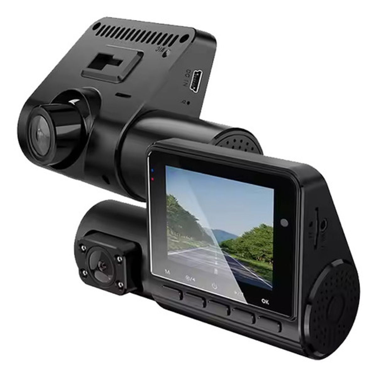 GENERICO - Camara Salpicadero Auto 3canales 1080p Hd