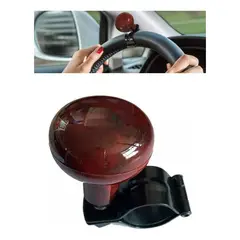 GENERICO - Perilla Giratoria Tipo Madera Volante Pomo Universal Auto