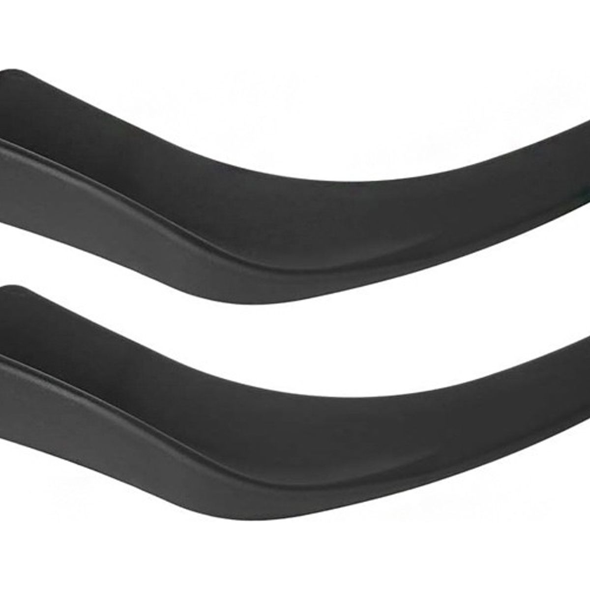 GENERICO - Lip Bumper Trasero Universal Negro Mate