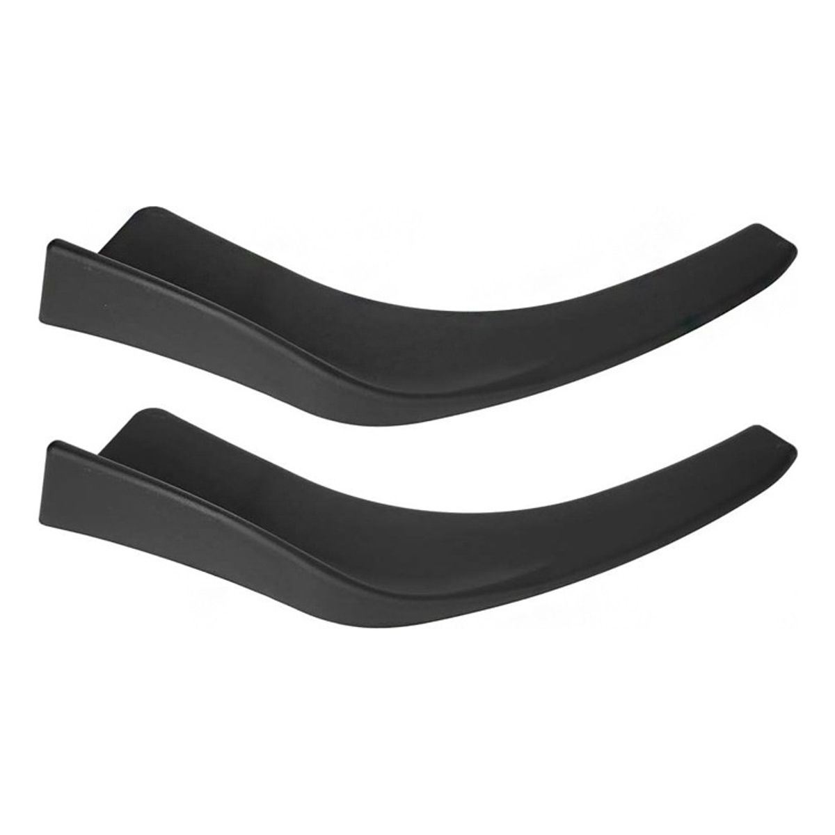 GENERICO - Lip Bumper Trasero Universal Negro Mate