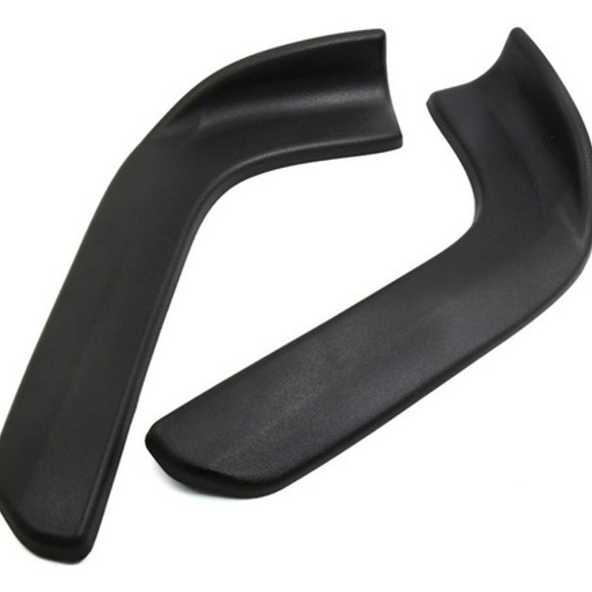 GENERICO - Lip Bumper Trasero Universal Negro Mate Chico