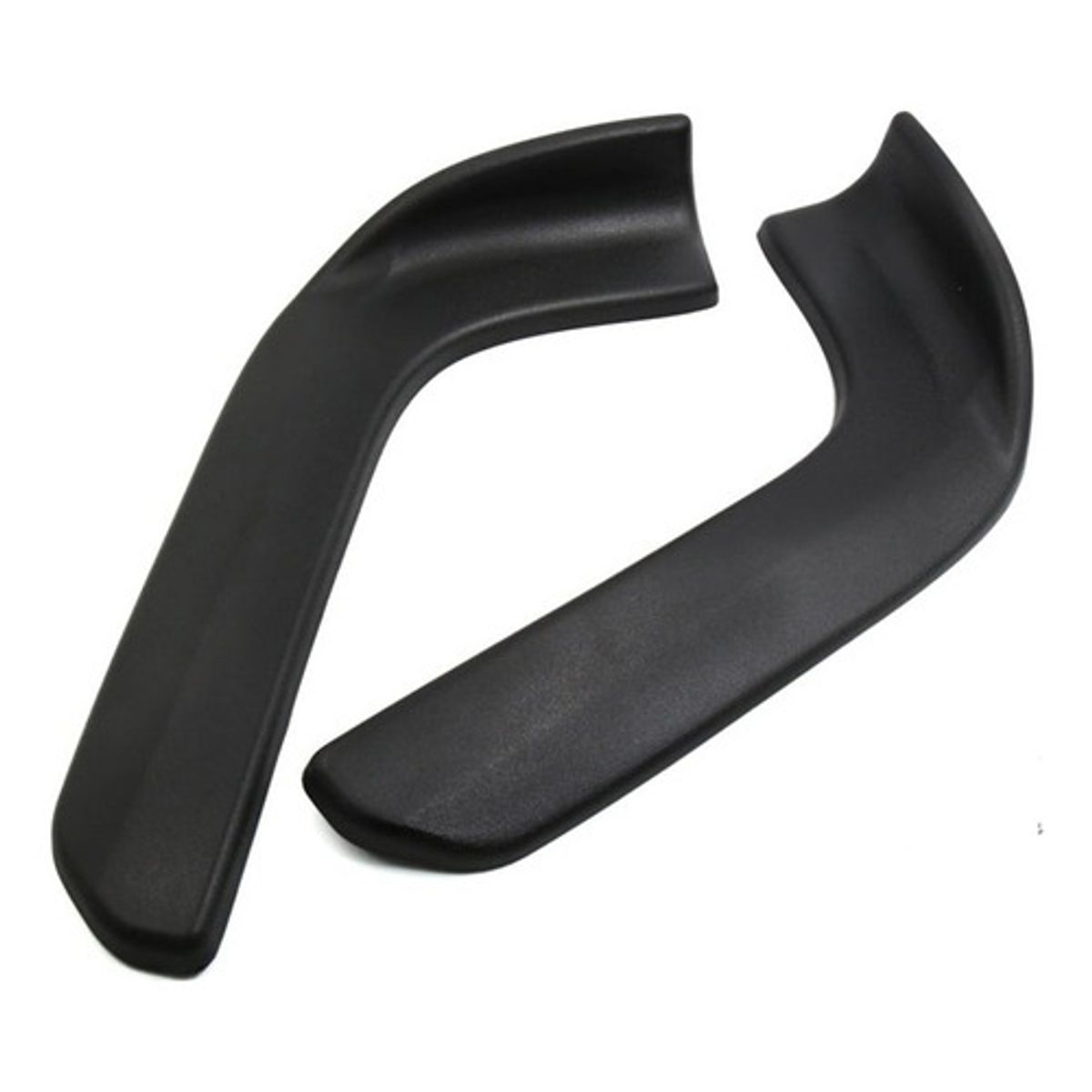 GENERICO - Lip Bumper Trasero Universal Negro Mate Chico