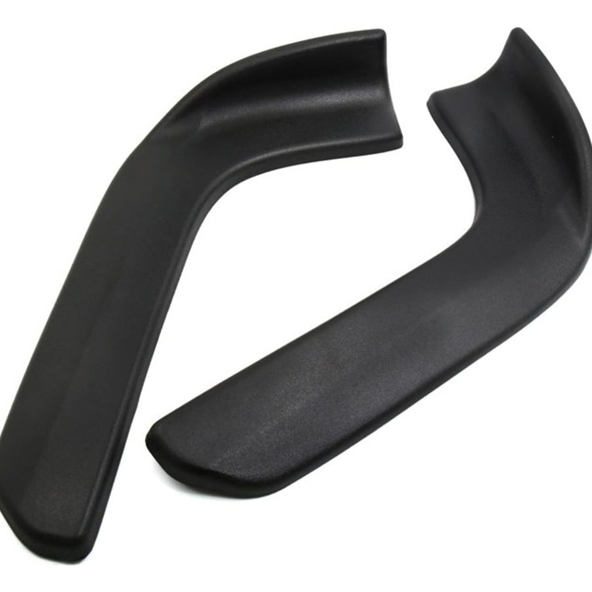 GENERICO - Lip Bumper Trasero Universal Negro Mate Chico