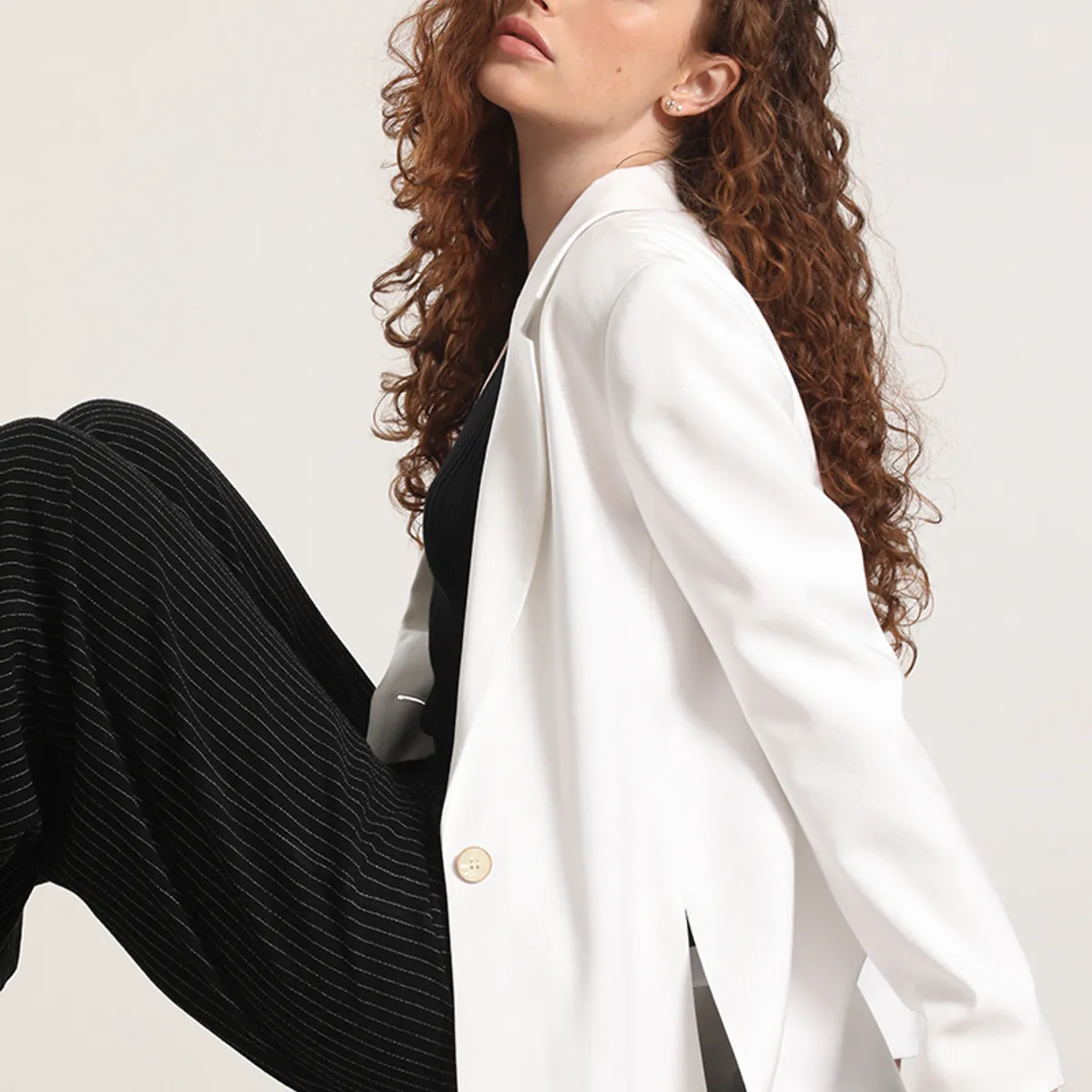 LIOLA - Blazer con abertura Liola mujer crudo