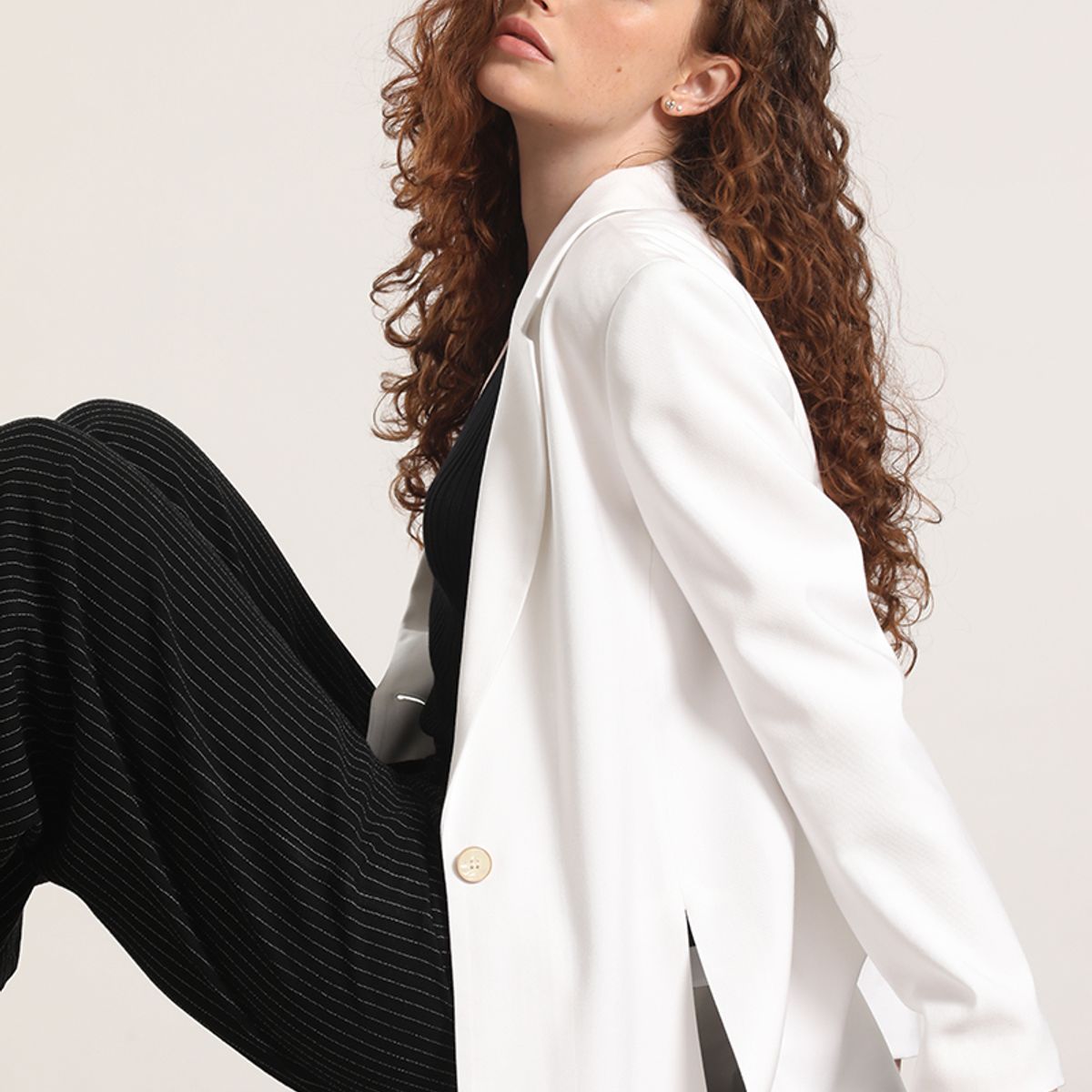 LIOLA - Blazer con abertura Liola mujer crudo