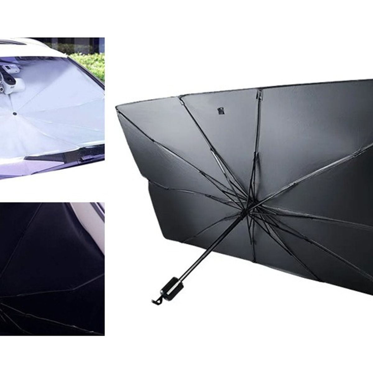 GENERICO - Sombrilla Parasol Auto Proteccion Solar Verano Parabrisas