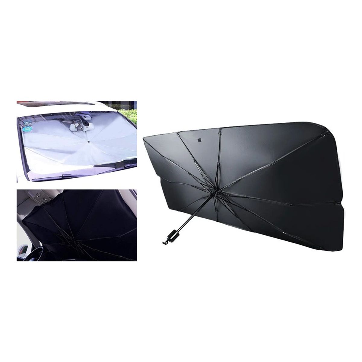 GENERICO - Sombrilla Parasol Auto Proteccion Solar Verano Parabrisas