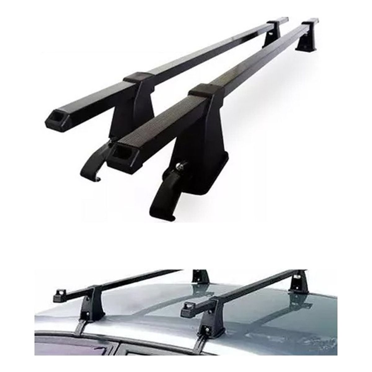 GENERICO - Barras Porta Equipajesky 120cm Auto Universal Regulable