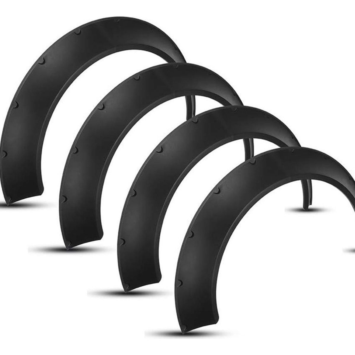 GENERICO - X4 Fender Flares Tapabarro Tuning Negro Auto 60cm