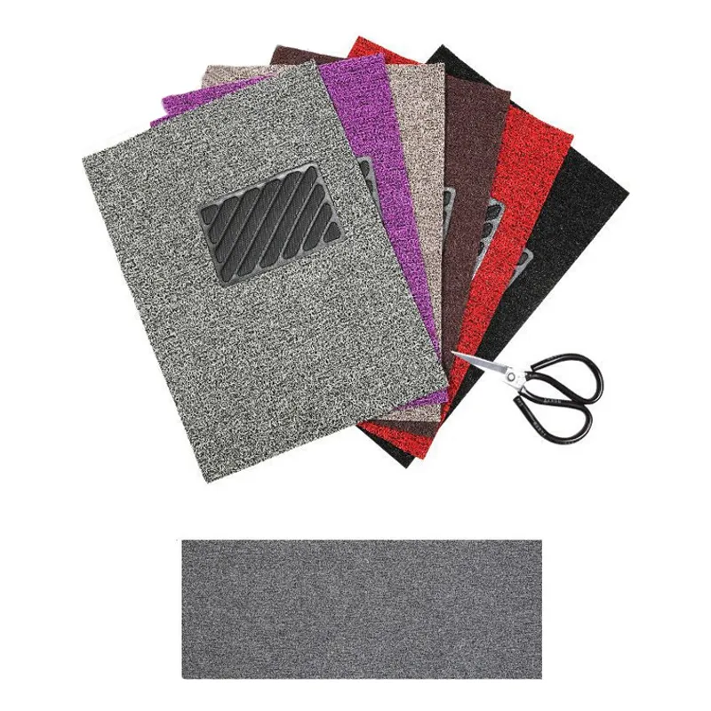 GENERICO - Alfombras Pvc 2 Piezas Recortables Auto Hogar