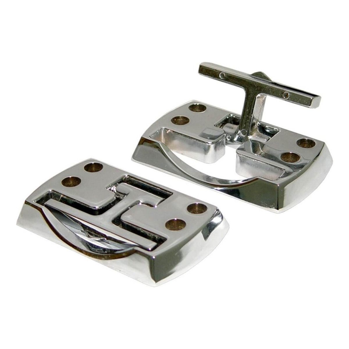 GENERICO - Pack X2 Ganchos De Amarre Abatibles Universal Para Camioneta