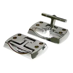 GENERICO - Pack X2 Ganchos De Amarre Abatibles Universal Para Camioneta