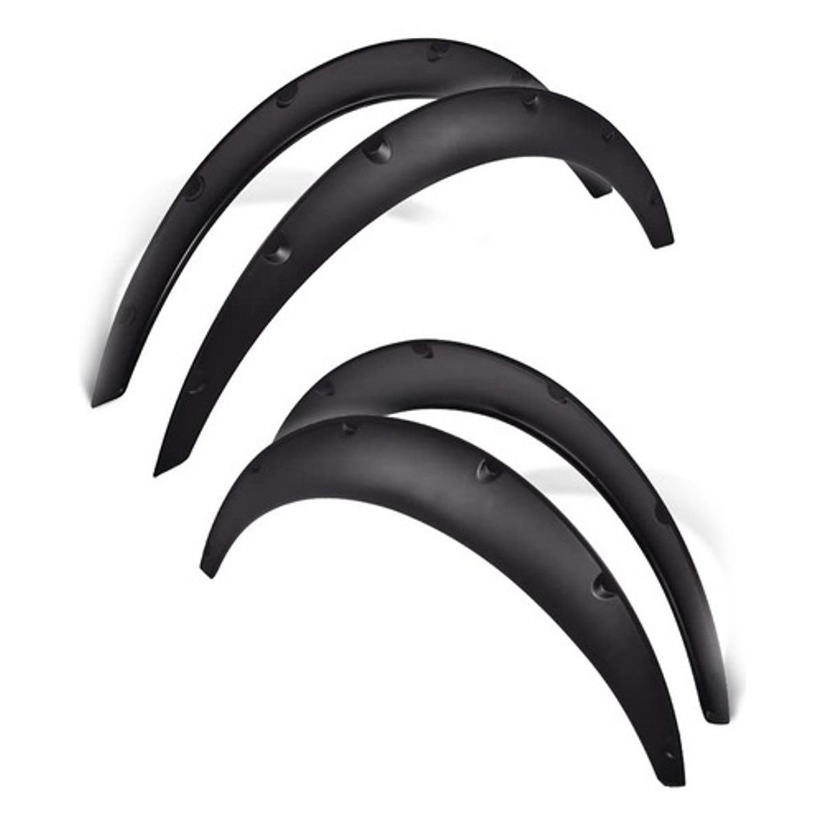 GENERICO - X4 Fender Flares Tapabarro Tuning Negro Auto -juego 2medidas
