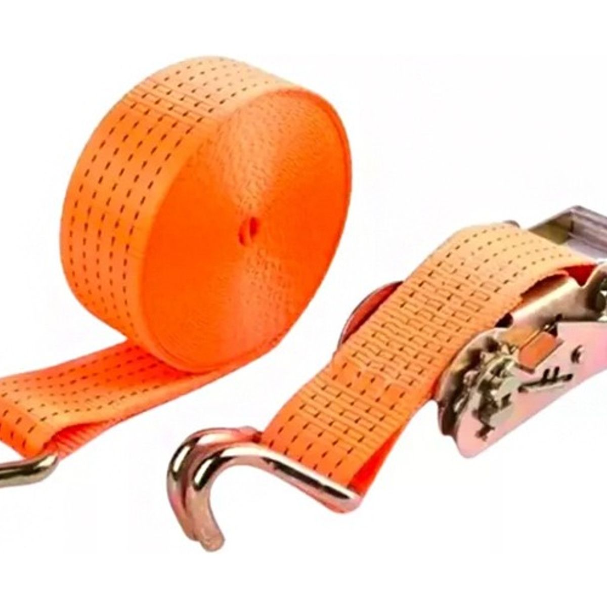 GENERICO - Cuerda Remolque Genérica 10m Con Ganchos 2 Piezas