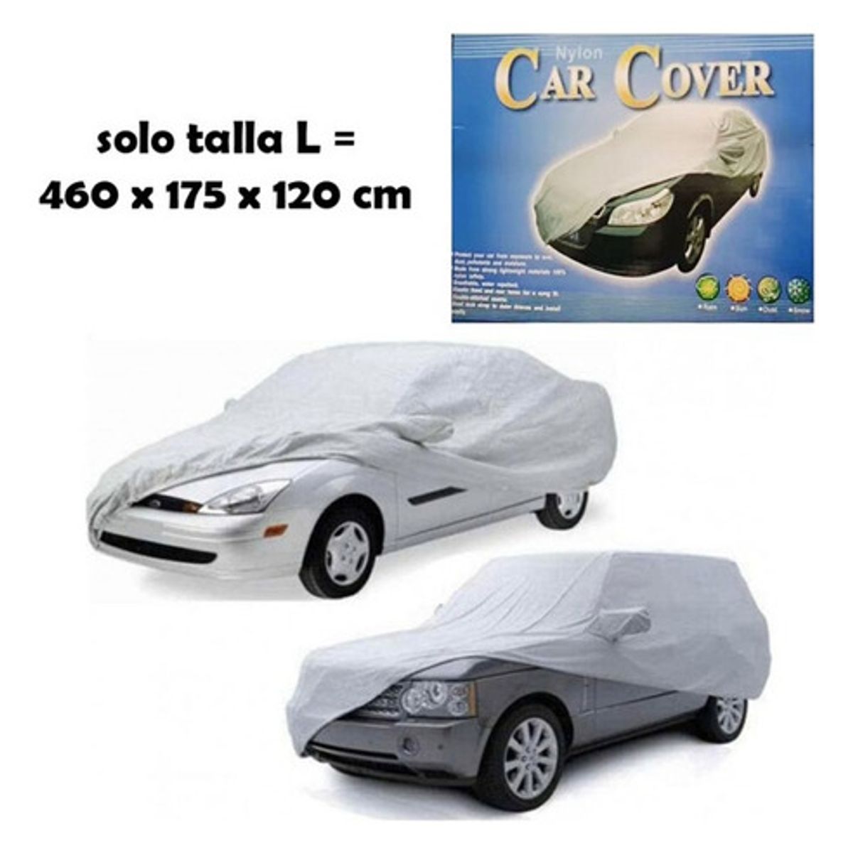 GENERICO - Funda Carpa Cubre Auto Talla L