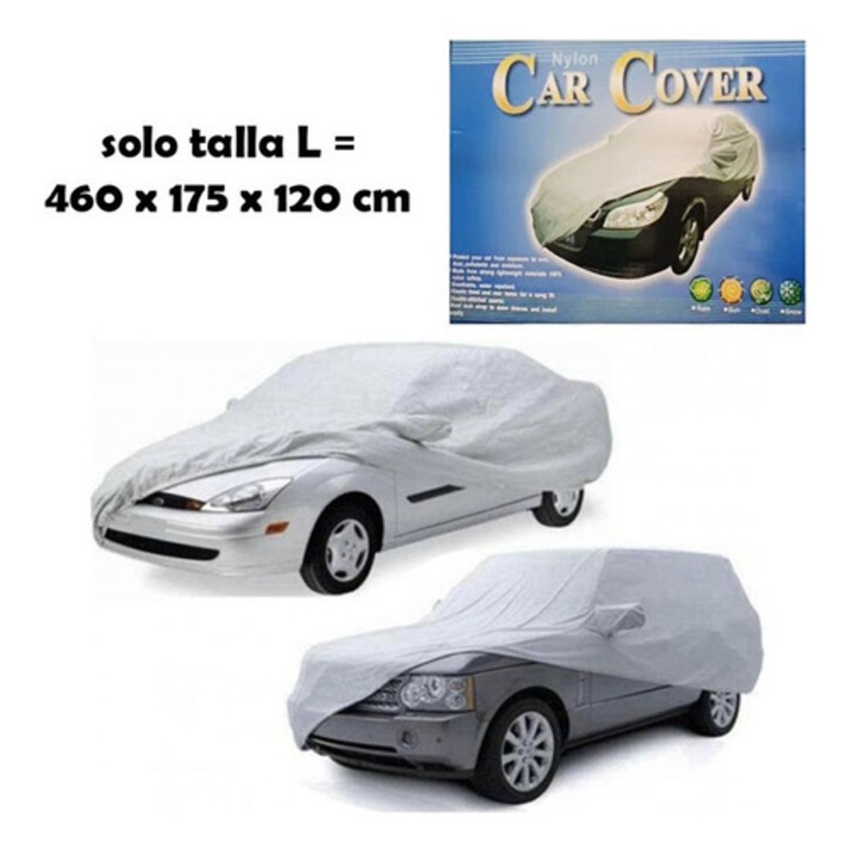 GENERICO - Funda Carpa Cubre Auto Talla L