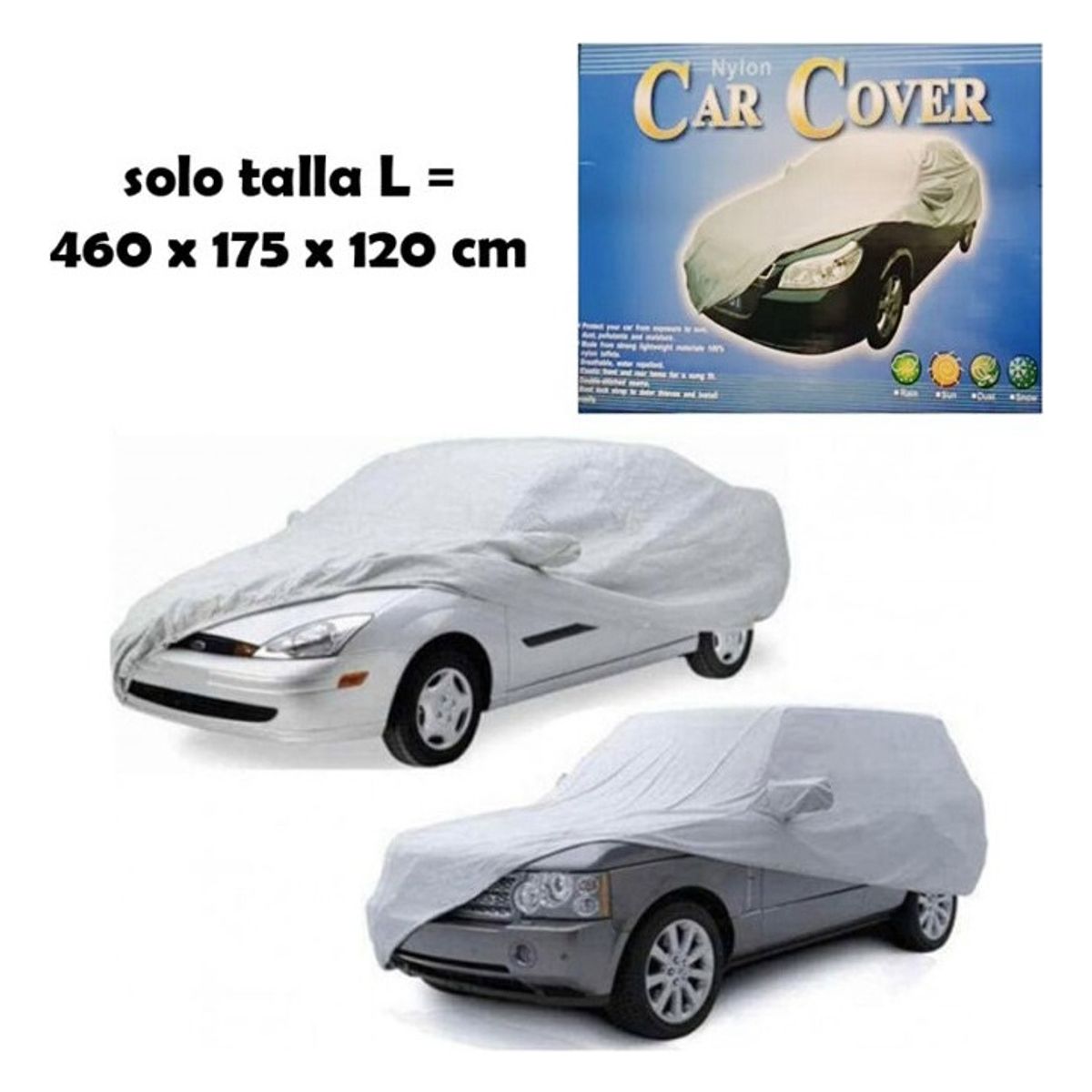 GENERICO - Funda Carpa Cubre Auto Talla L