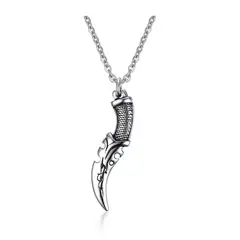 GENERICO - Collar De Daga Acero Inoxidable Hombre Caballeros Moda Royal Madriz