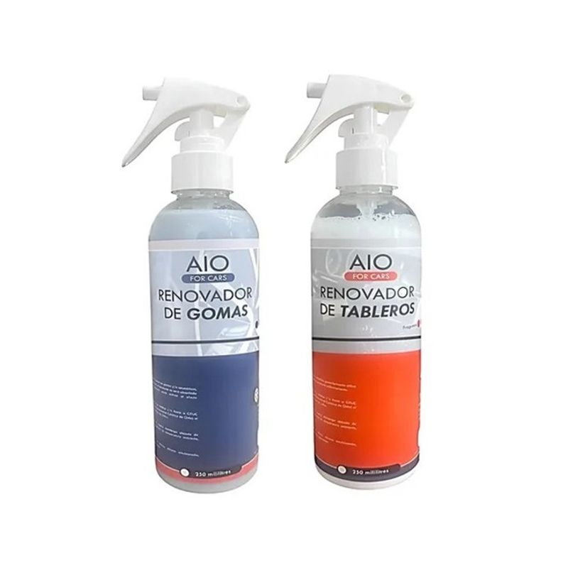 GENERICO - Aio Kit Renovador Brillante Para Goma Y Tablero