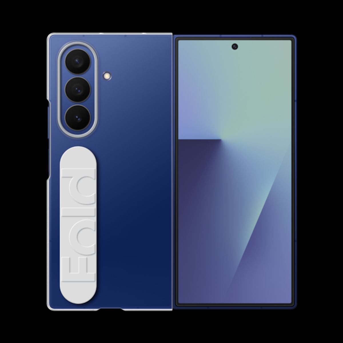 SAMSUNG - Carcasa transparente Galaxy Z Fold7 con agarre Transparente