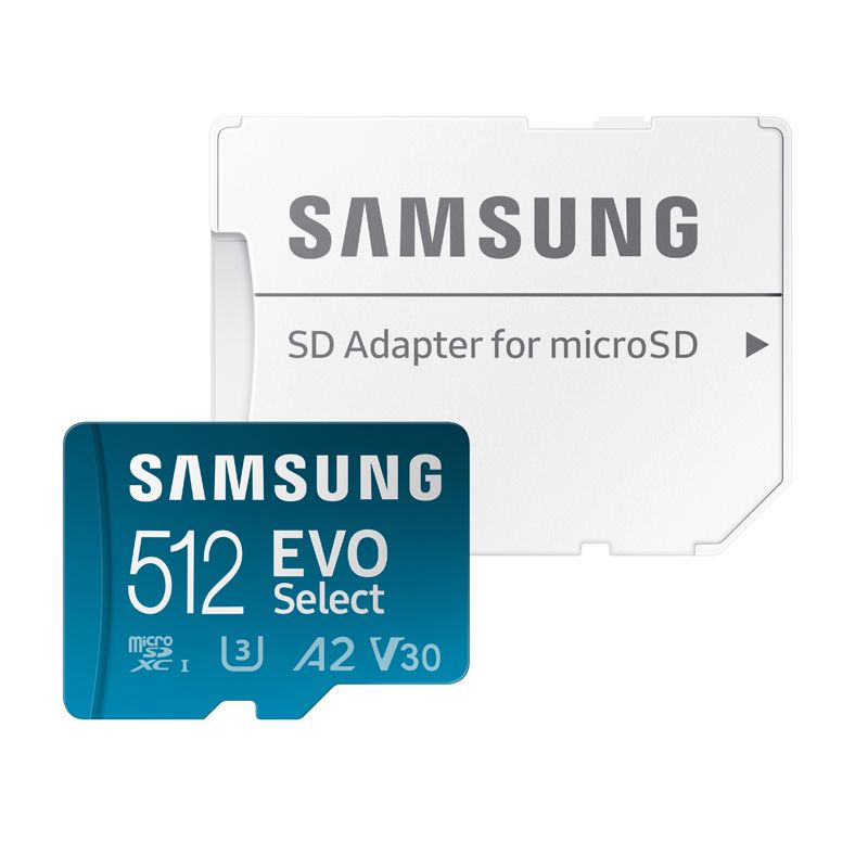 SAMSUNG - Tarjeta de Memoria Samsung microSDXC EVO Select de 512GB