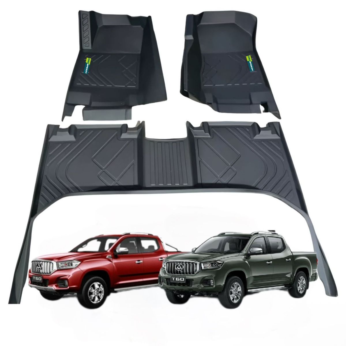 GENERICO - PISOS CALCE PERFECTO PROSPEEDY MAXUS T60 T90 3PIEZAS