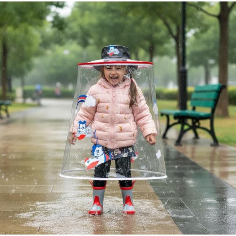 HAOKIDS - Impermeable para niños 3 a 8 años - Protector lluvia