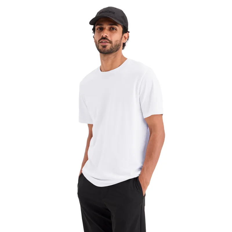 DOCKERS - Polera Hombre Go Tee Slim Fit Blanco Dockers