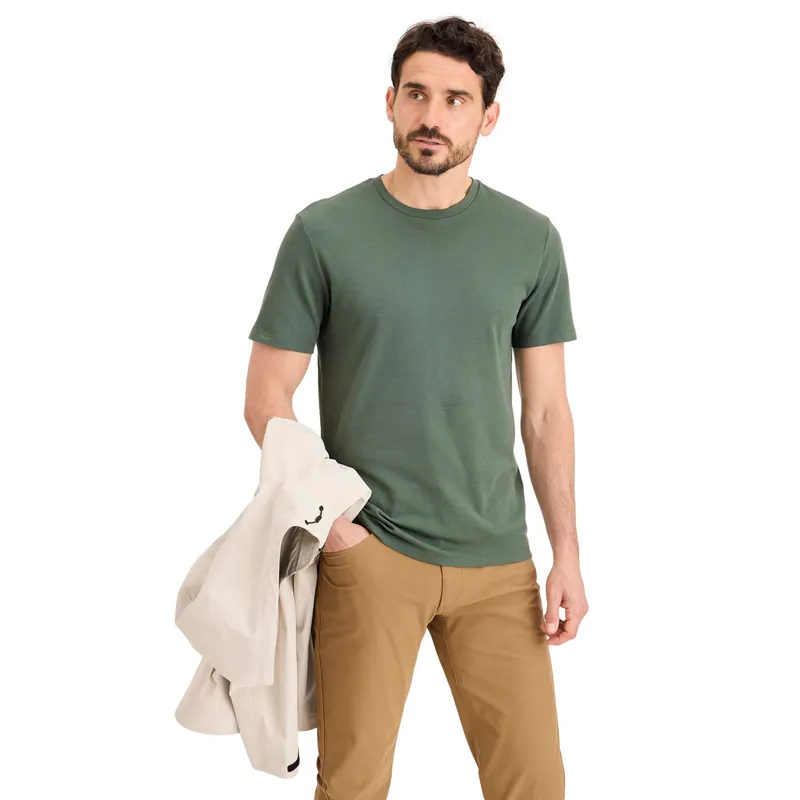 DOCKERS - Polera Hombre Go Tee Slim Fit Verde Dockers