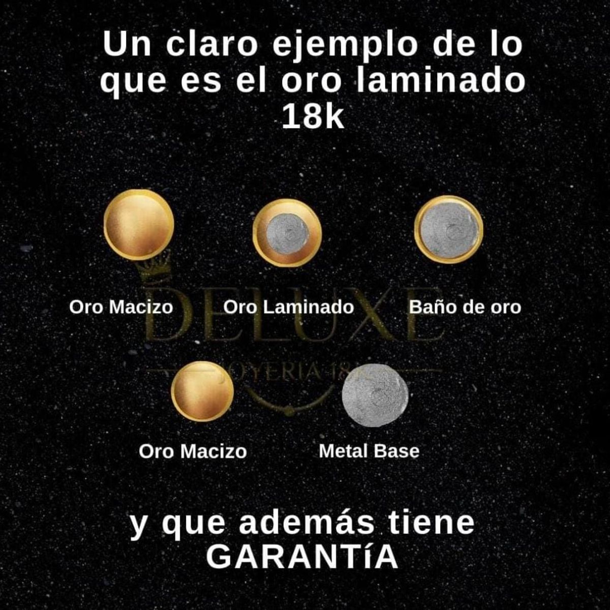 GENERICO - Brazalete con herraje infinito balín oro laminado 18k