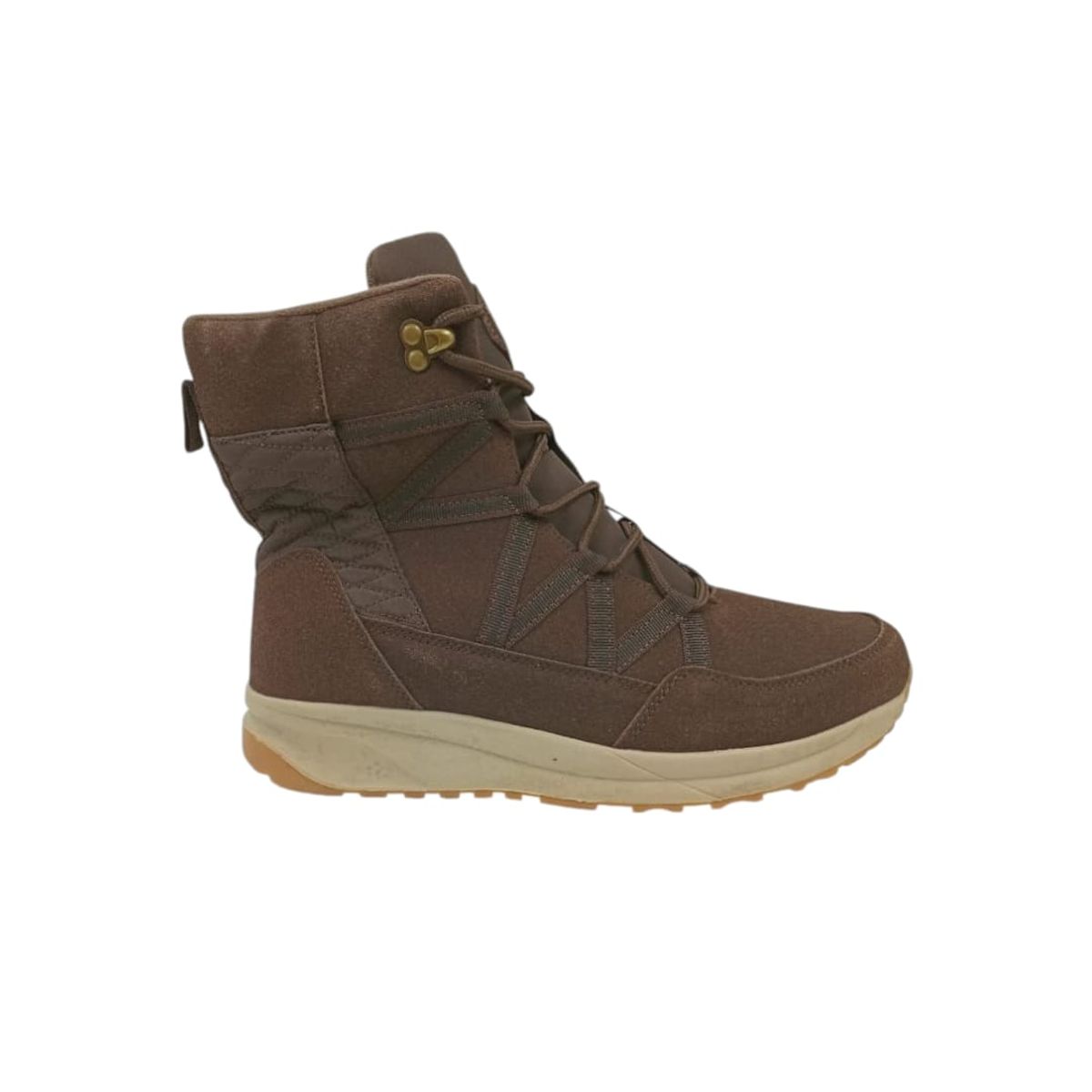 HERIEL - Bota Café Cordón Mujer