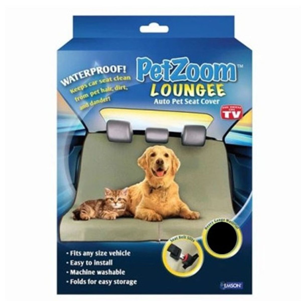 MARBEN PETS - Manta Funda Protectora Cubre Asiento Auto Mascotas 128x142cm