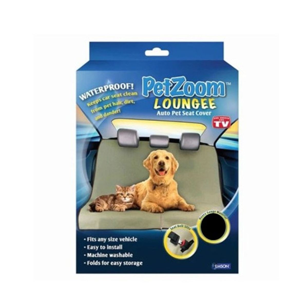 MARBEN PETS - Manta Funda Protectora Cubre Asiento Auto Mascotas 128x142cm