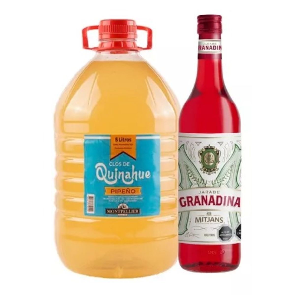 GENERICO - Pack Terremoto -  Pipeño Clos 5 LTS + Granadina Mitjans