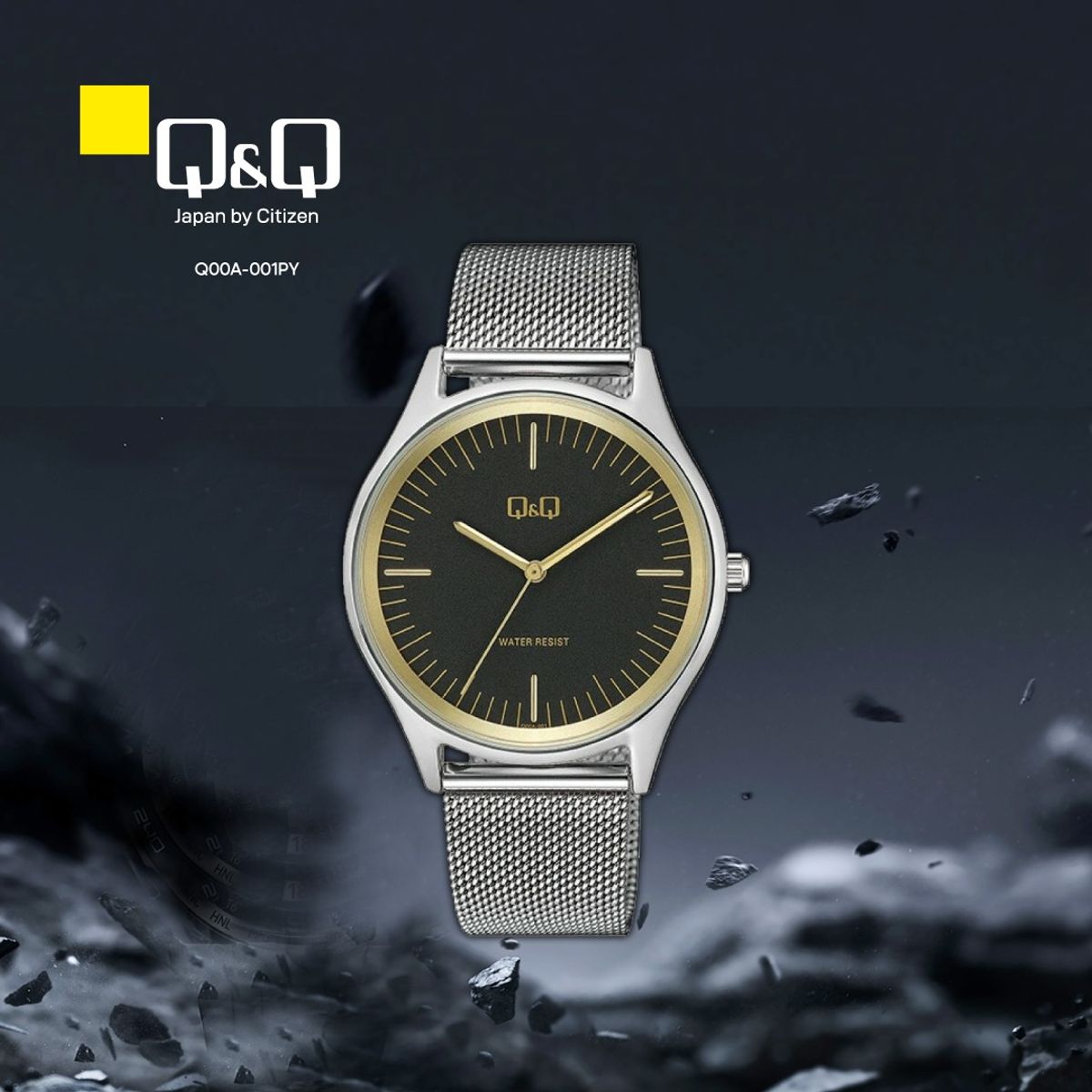 QYQ - RELOJ MARCA QYQ Q00A-001PY HOMBRE METAL ANALOGO
