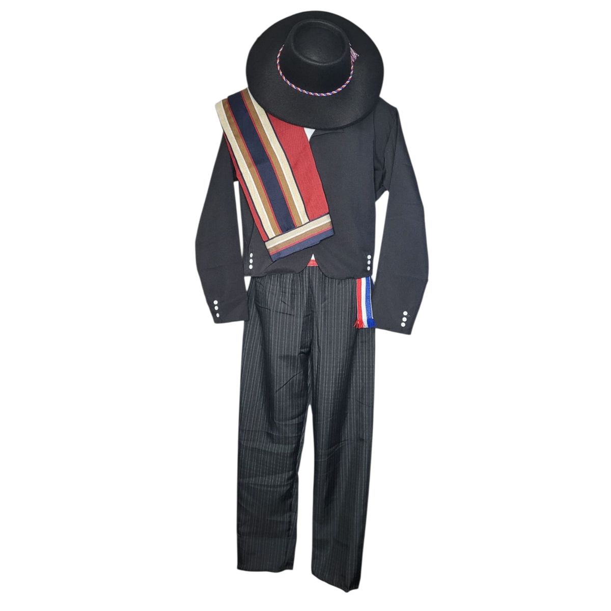 MORLAN - Traje Tipico Vestimenta Huaso M y L Fiestas Patrias Chile Poncho