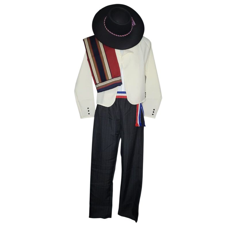 MORLAN - Traje Tipico Vestimenta Huaso M y L Fiestas Patrias Chile Poncho